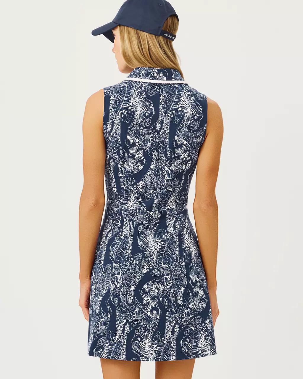 UPF 50+ Luxletic Catarina Dress - Low Tide Navy