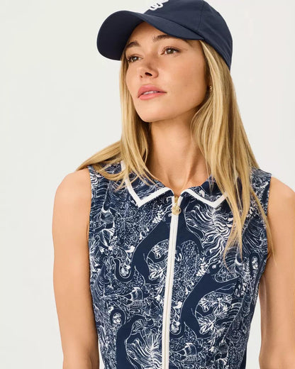UPF 50+ Luxletic Catarina Dress - Low Tide Navy