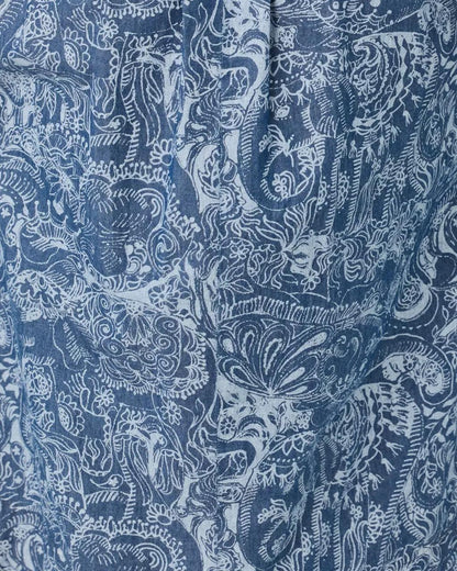 Calloway Midi Dress - Indigo