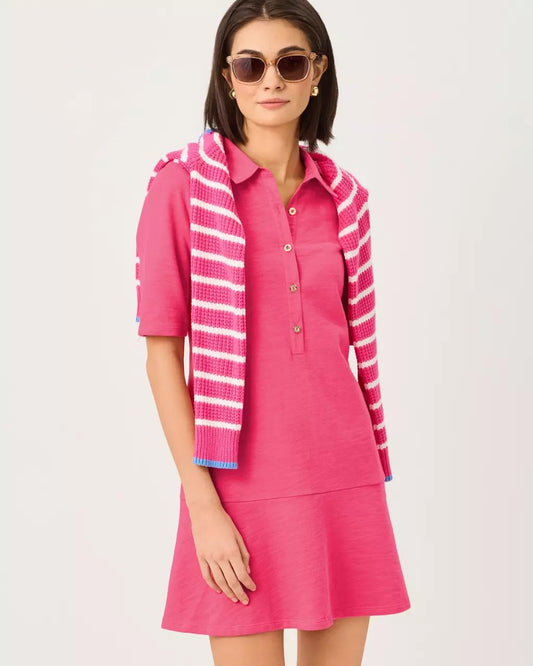 Carmelia Dress - Pink Aster