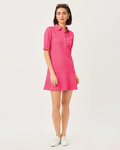 Carmelia Dress - Pink Aster