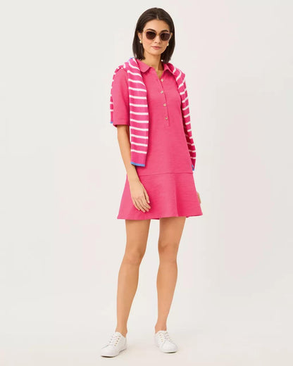 Carmelia Dress - Pink Aster