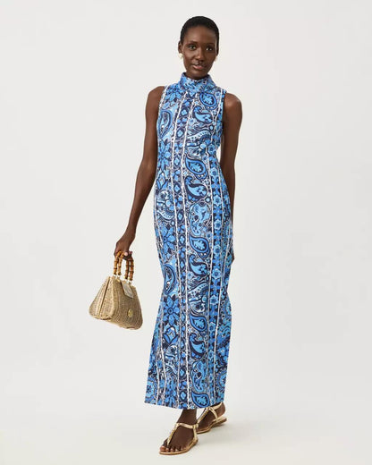Daisee Maxi Shift Dress - Low Tide Navy