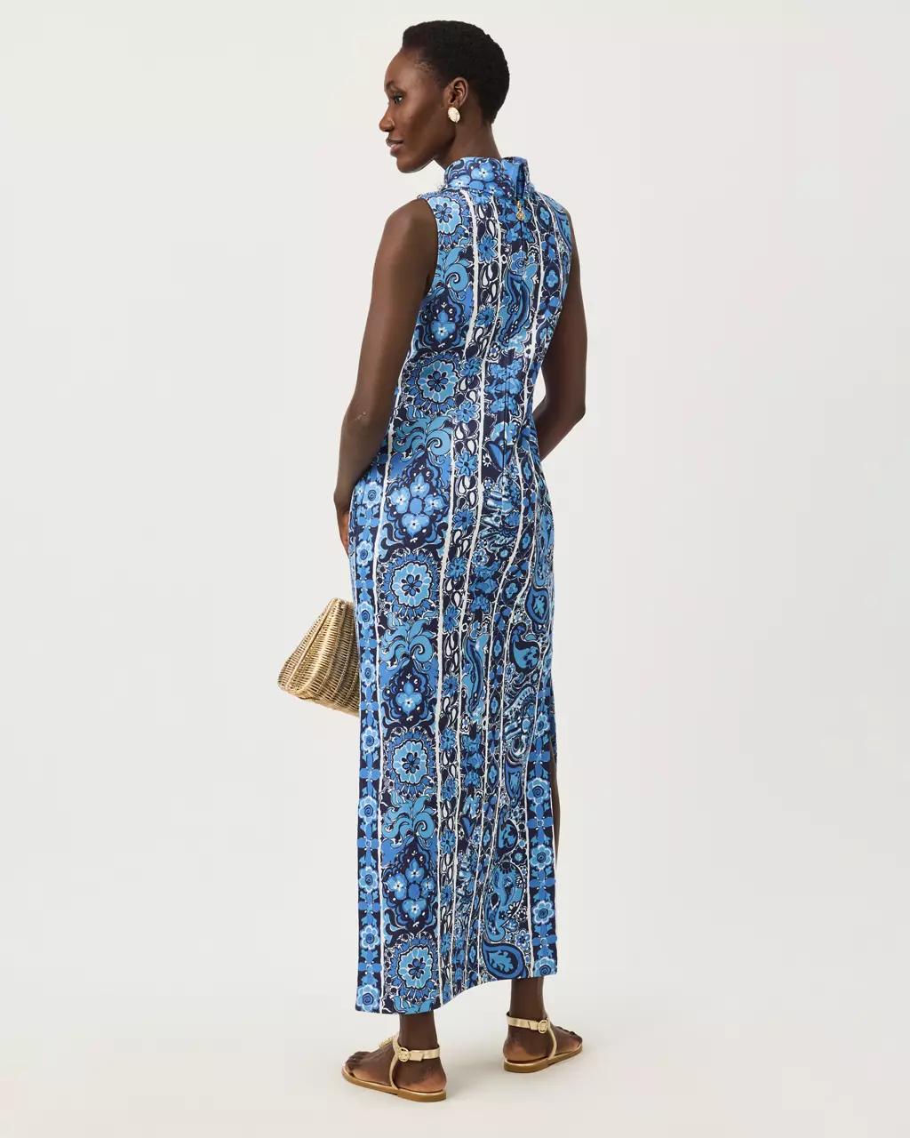 Daisee Maxi Shift Dress - Low Tide Navy