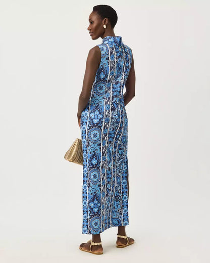 Daisee Maxi Shift Dress - Low Tide Navy