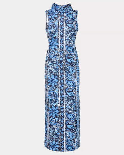 Daisee Maxi Shift Dress - Low Tide Navy