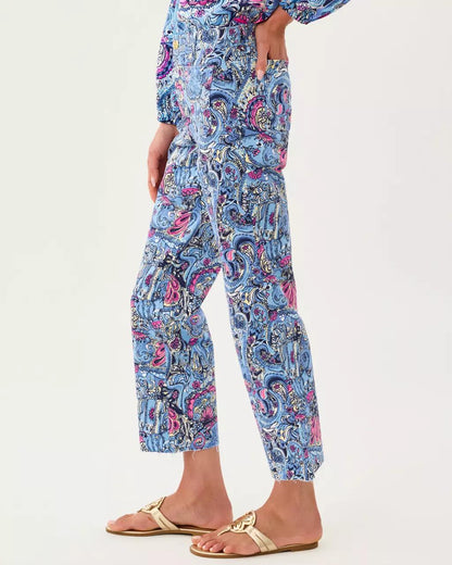 27" Harleen High Rise Crop Jean - Multi