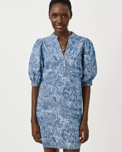 Mialeigh Dress - Indigo