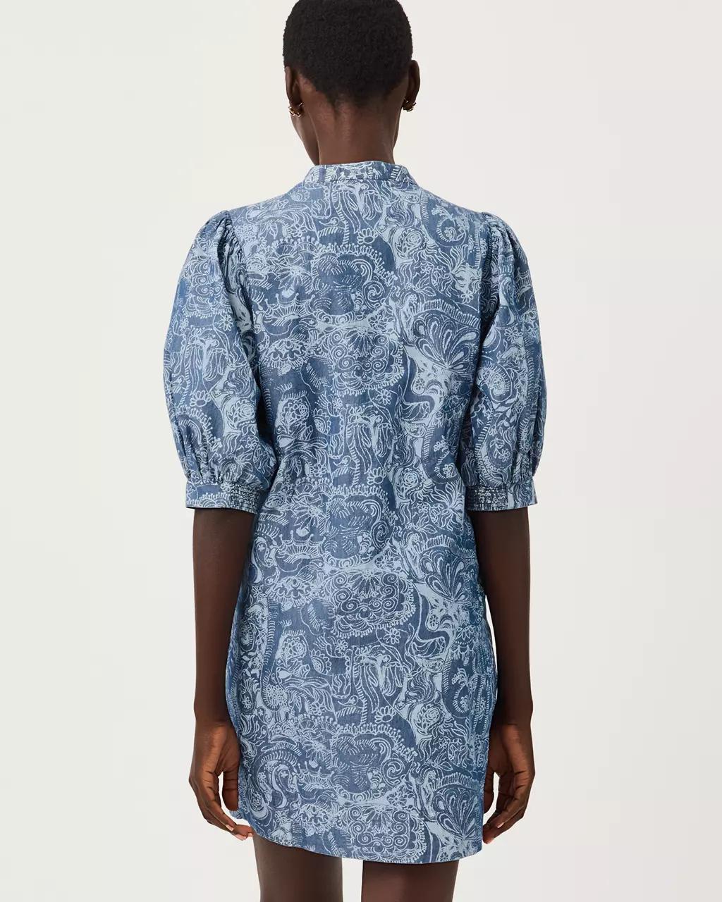 Mialeigh Dress - Indigo