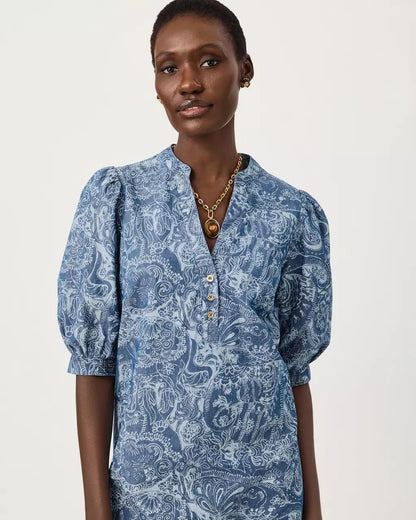 Mialeigh Dress - Indigo
