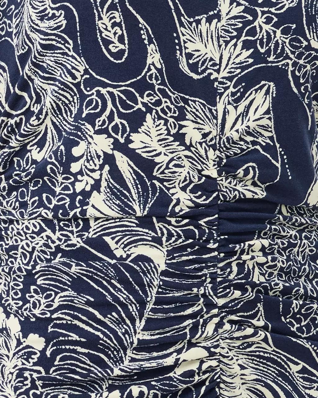 UPF 50+ Alma Midi Dress - Low Tide Navy