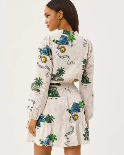 Axton Eyelet Dress - Coconut