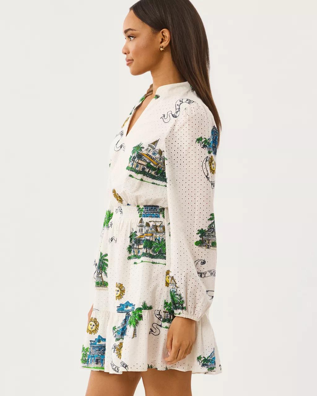 Axton Eyelet Dress - Coconut