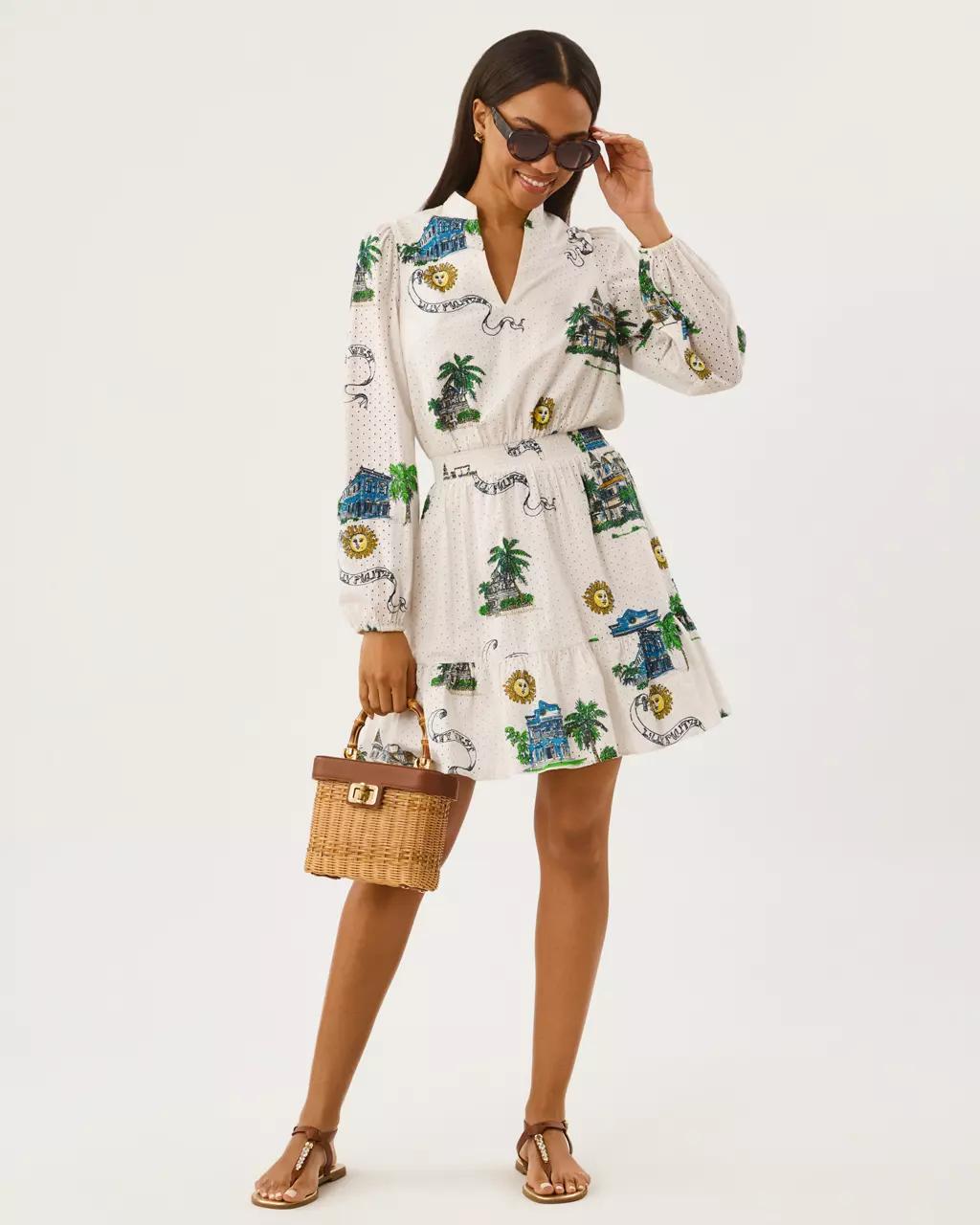 Axton Eyelet Dress - Coconut