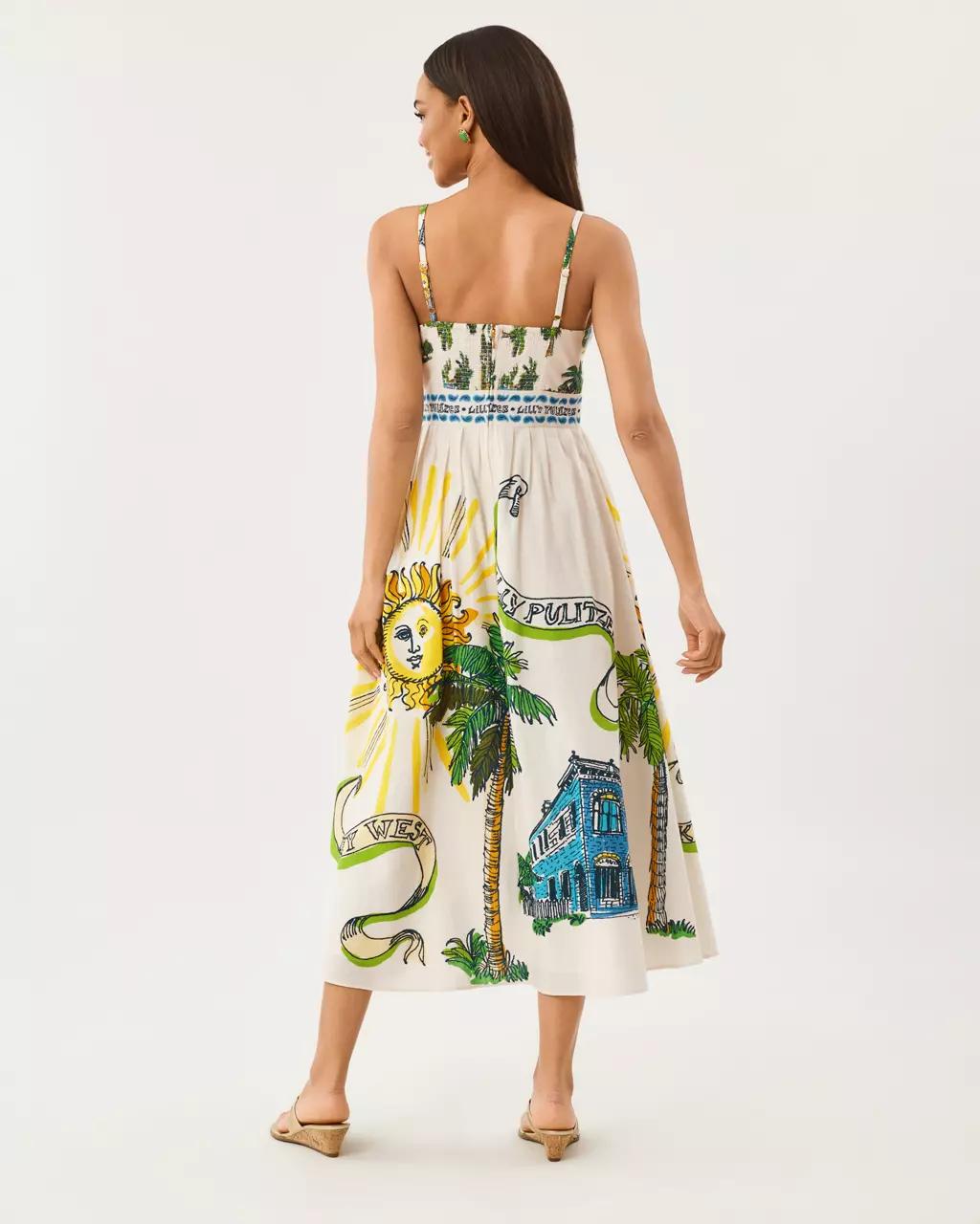 Wendley Midi Dress - Coconut