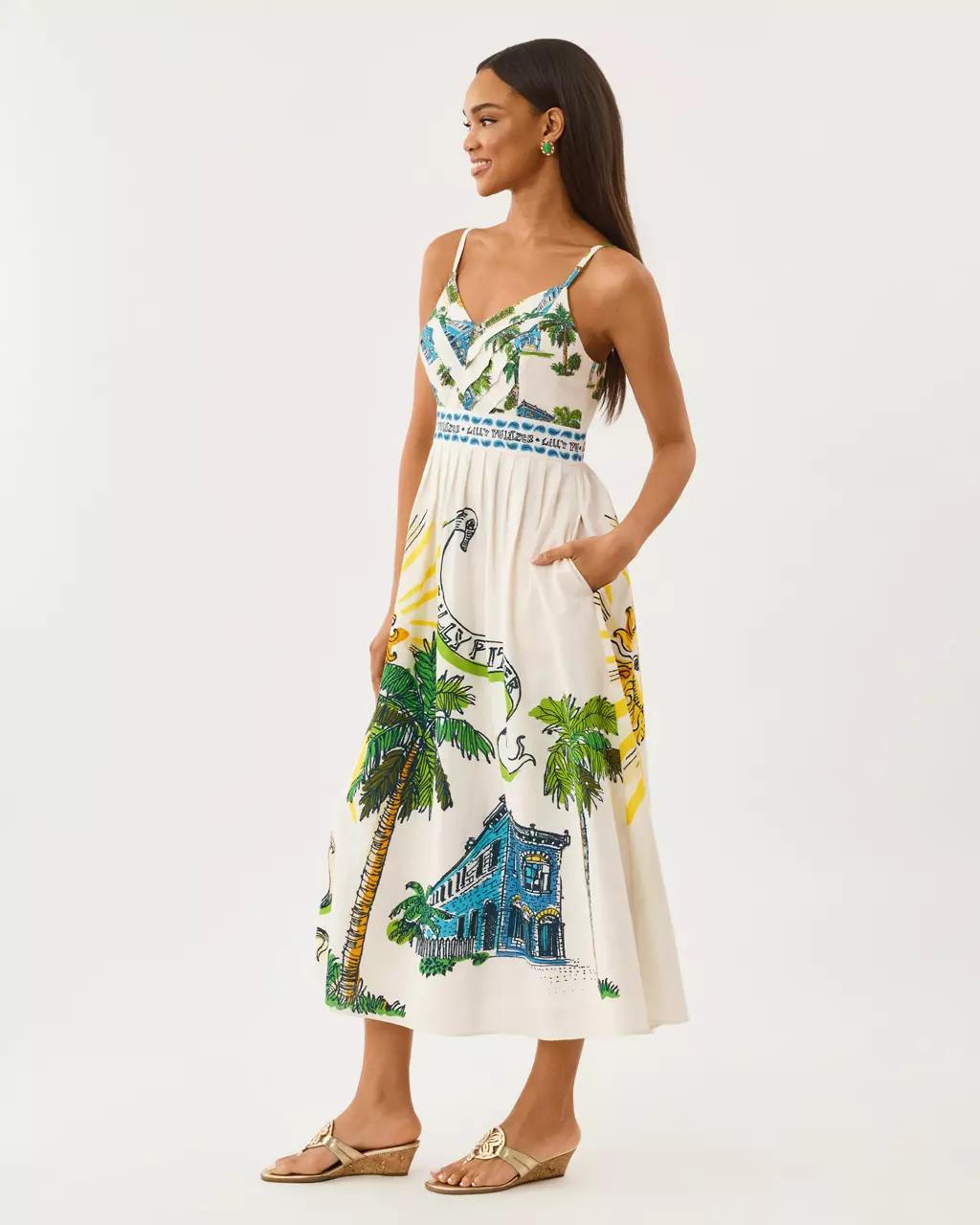 Wendley Midi Dress - Coconut
