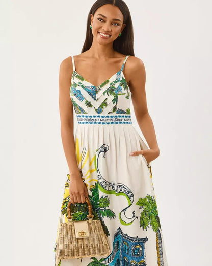 Wendley Midi Dress - Coconut