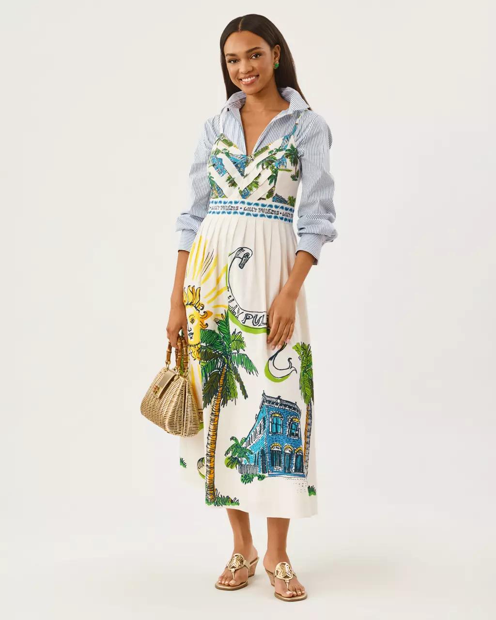 Wendley Midi Dress - Coconut