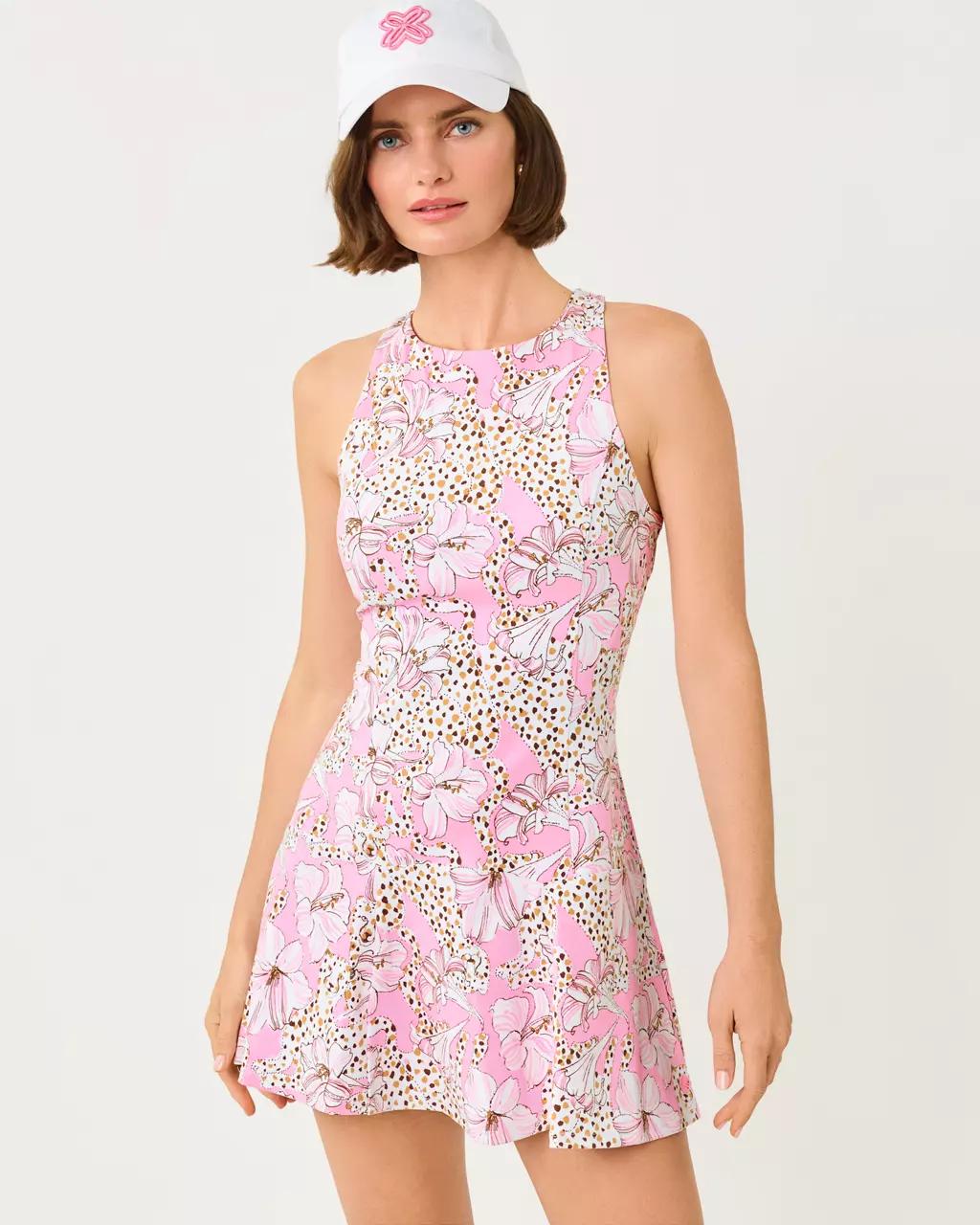 UPF 50+ Luxletic Westley Active Dress - Conch Shell Pink