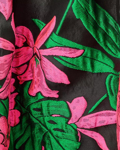 Bowman Jacquard Dress - Noir