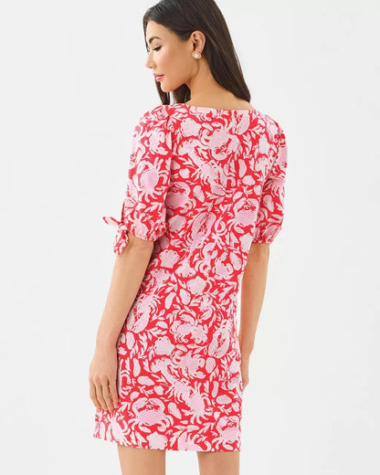 Easley T-Shirt Dress - Cane Coral