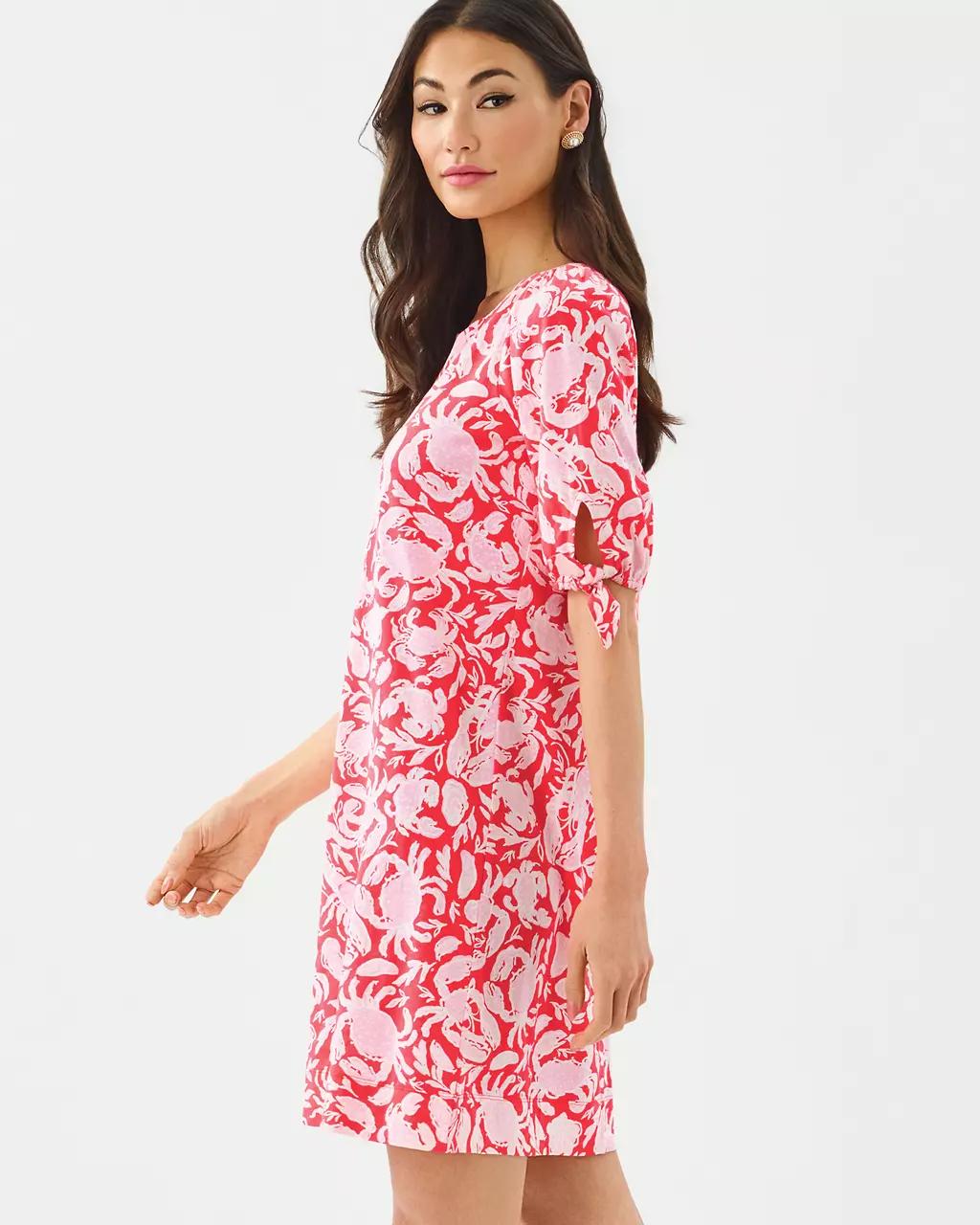 Easley T-Shirt Dress - Cane Coral
