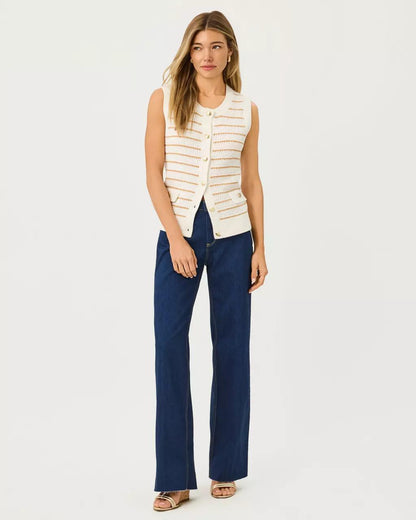 Shayna Sweater Vest - Coconut
