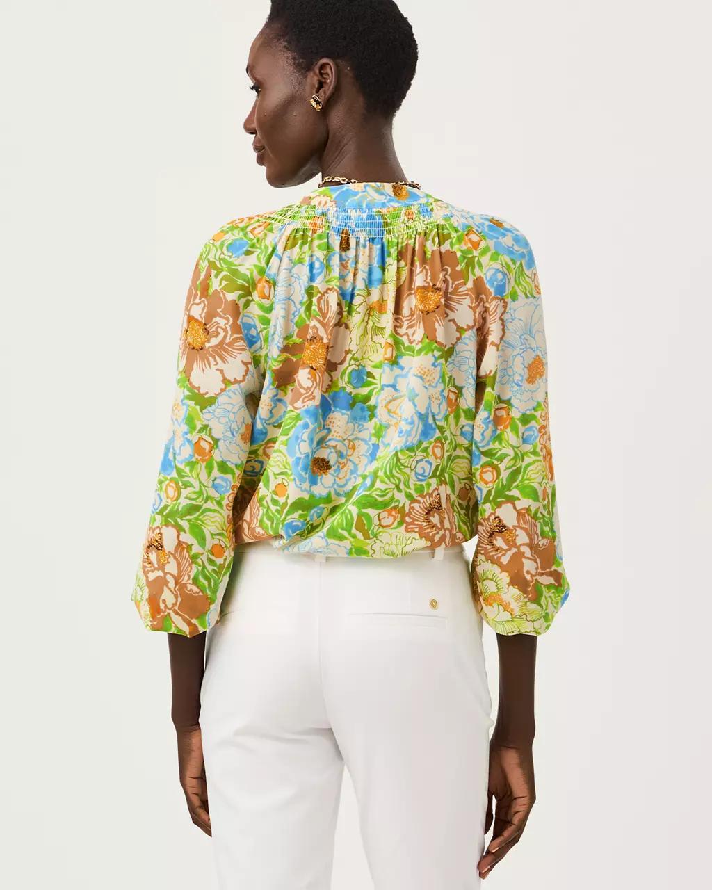 Elsa Silk Top - Rutabaga