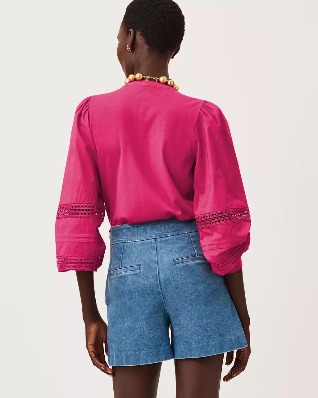 Ronson Long Sleeve Knit Top - Berry Bouquet