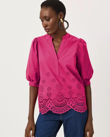 Mialeigh Top - Berry Bouquet