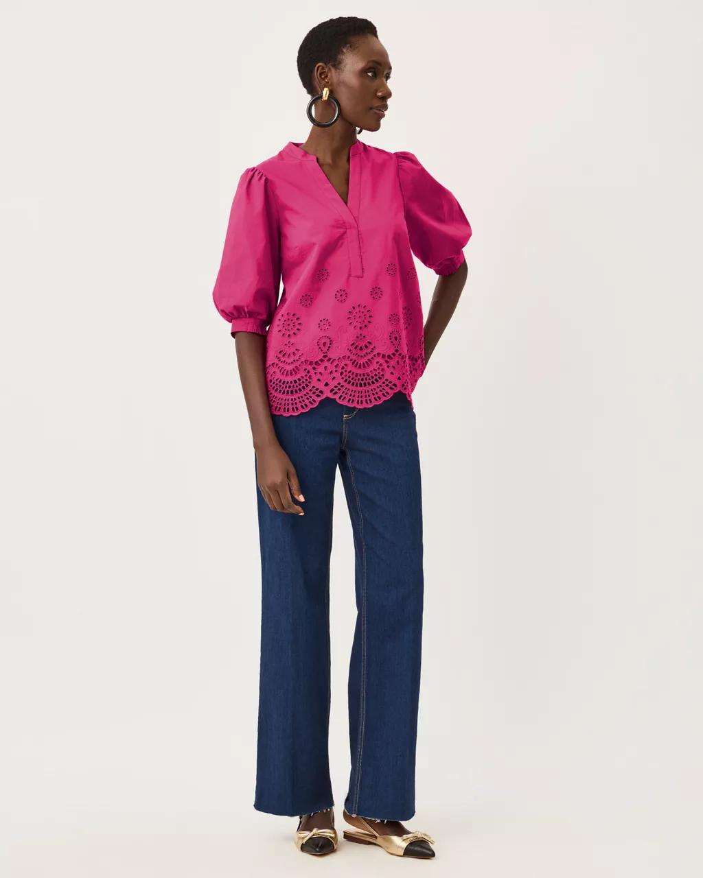 Mialeigh Top - Berry Bouquet