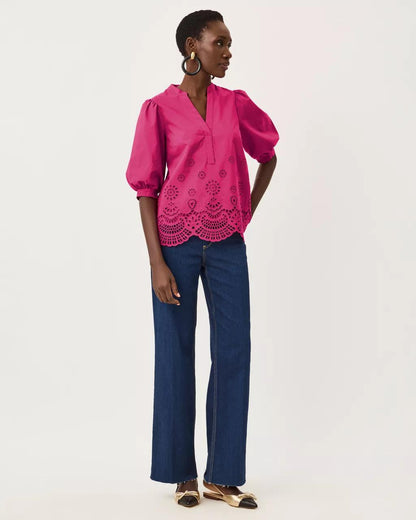 Mialeigh Top - Berry Bouquet