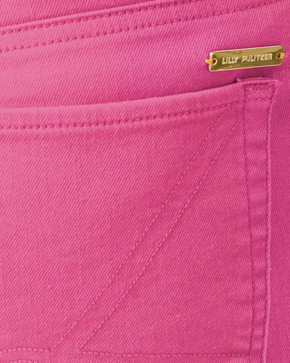 28" Lindessa High Rise Crop Jean - Pink Aster