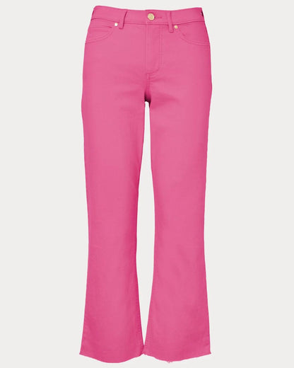 28" Lindessa High Rise Crop Jean - Pink Aster