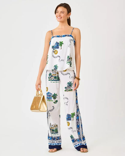 32" Bal Harbour Palazzo Pant - Coconut