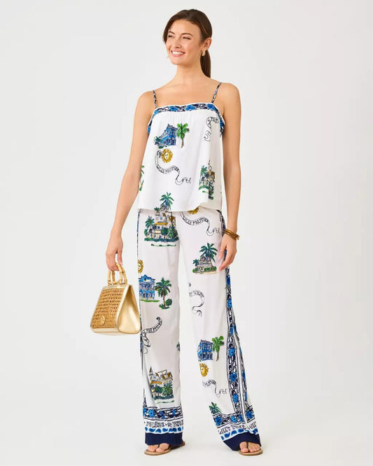 32" Bal Harbour Palazzo Pant - Coconut