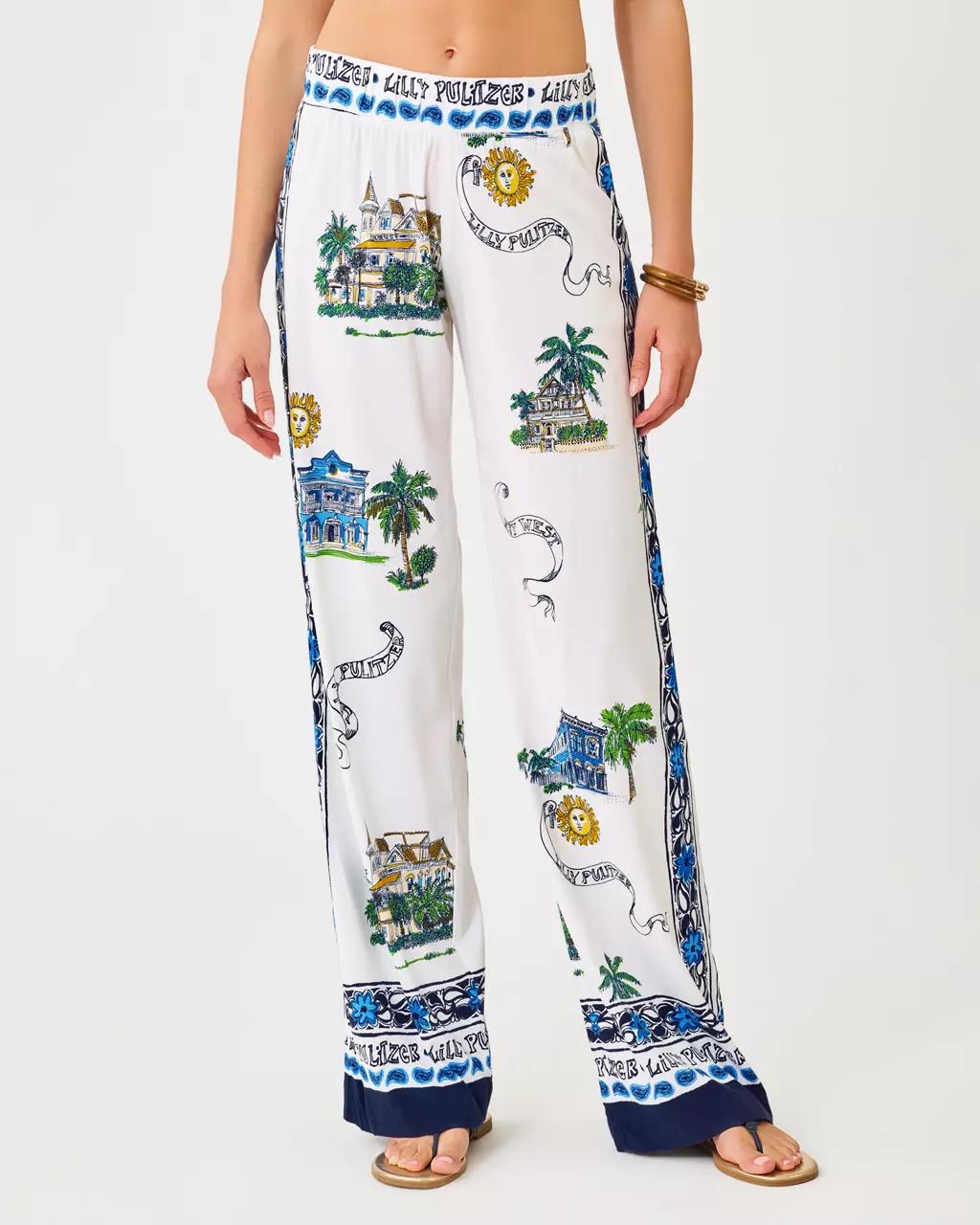 32" Bal Harbour Palazzo Pant - Coconut