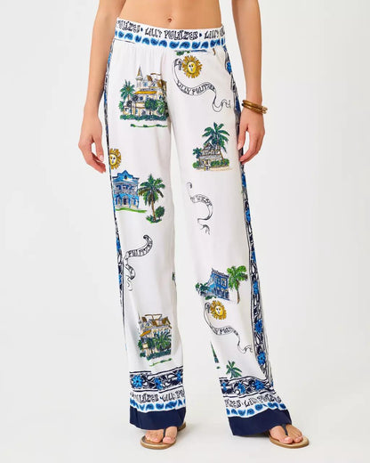 32" Bal Harbour Palazzo Pant - Coconut