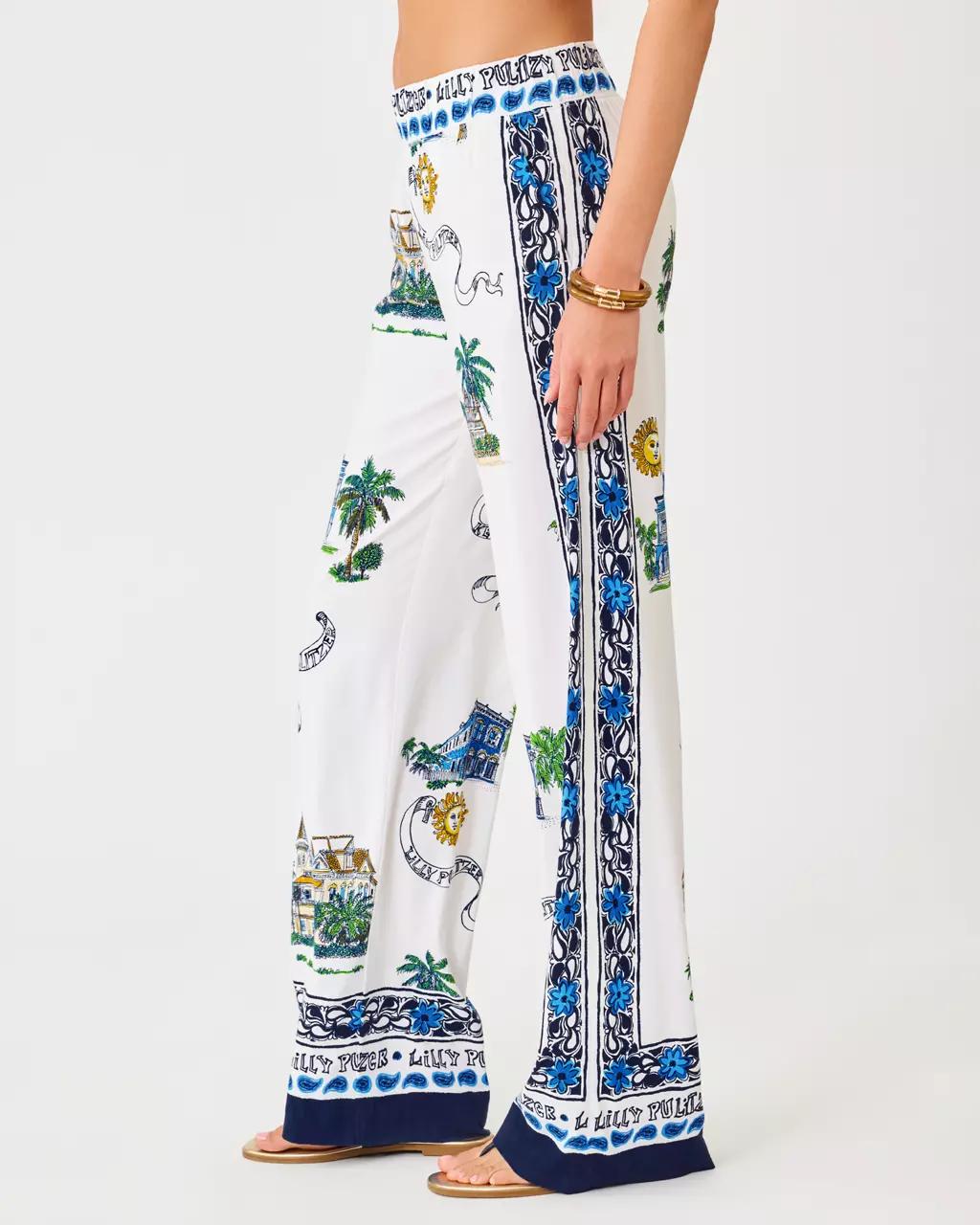 32" Bal Harbour Palazzo Pant - Coconut