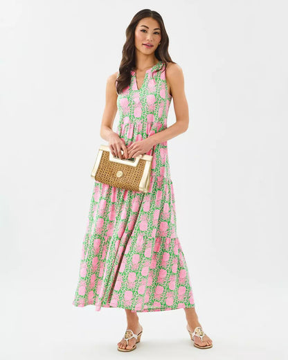 Sydnee Maxi Dress - Fauna Green