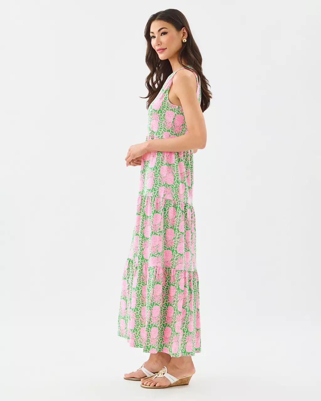 Sydnee Maxi Dress - Fauna Green