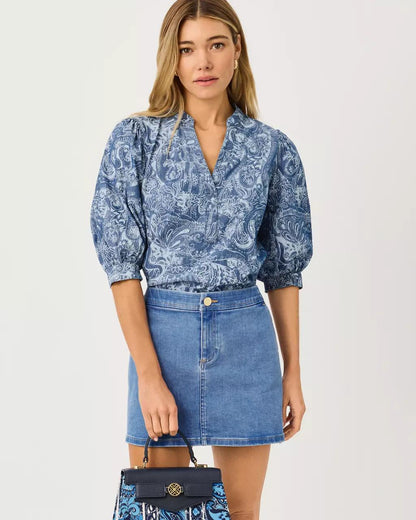 Mialeigh Top - Indigo