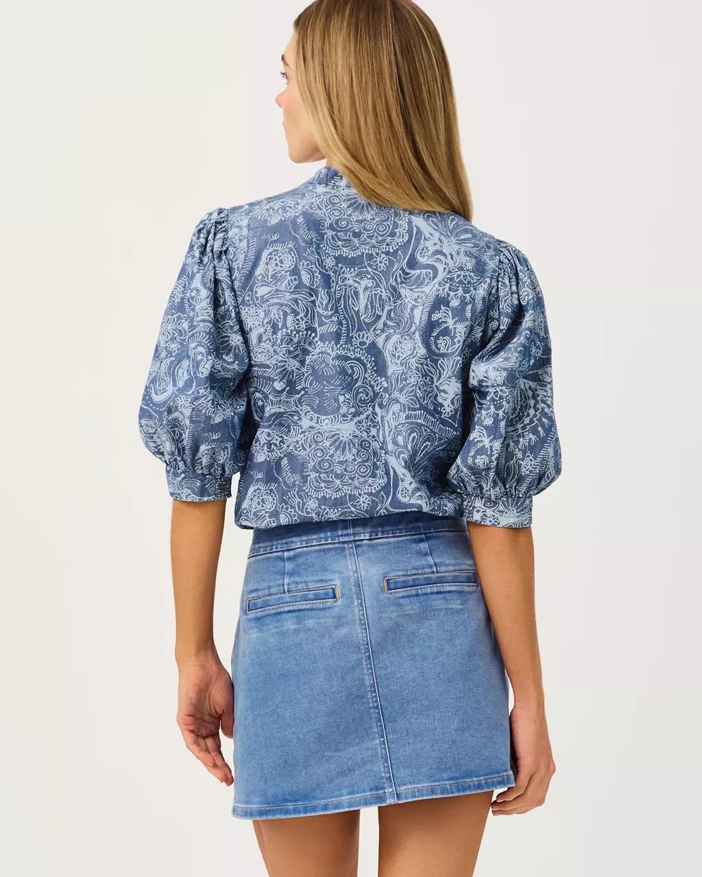 Mialeigh Top - Indigo