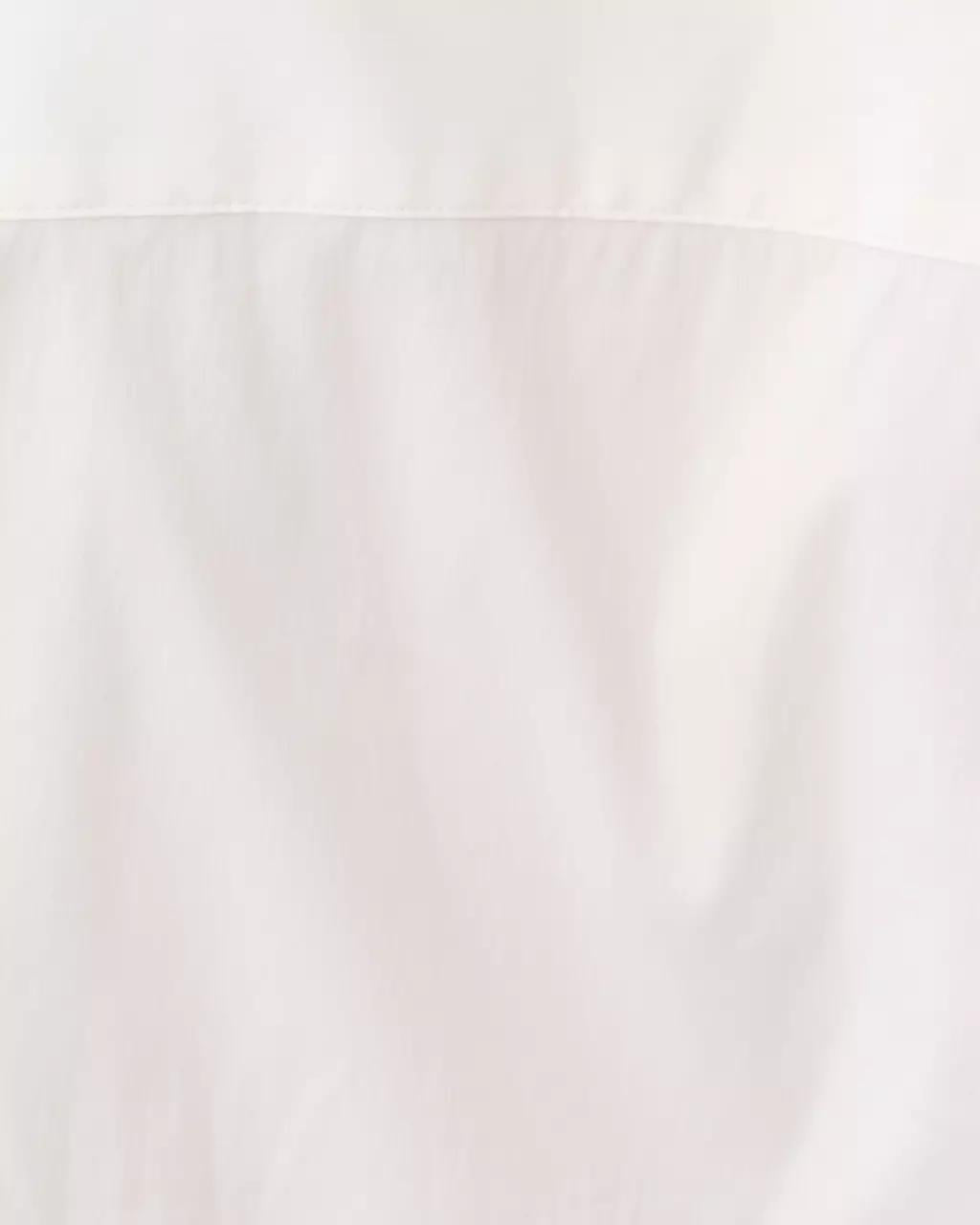 The Lace Inset Lilly Shirt - Resort White