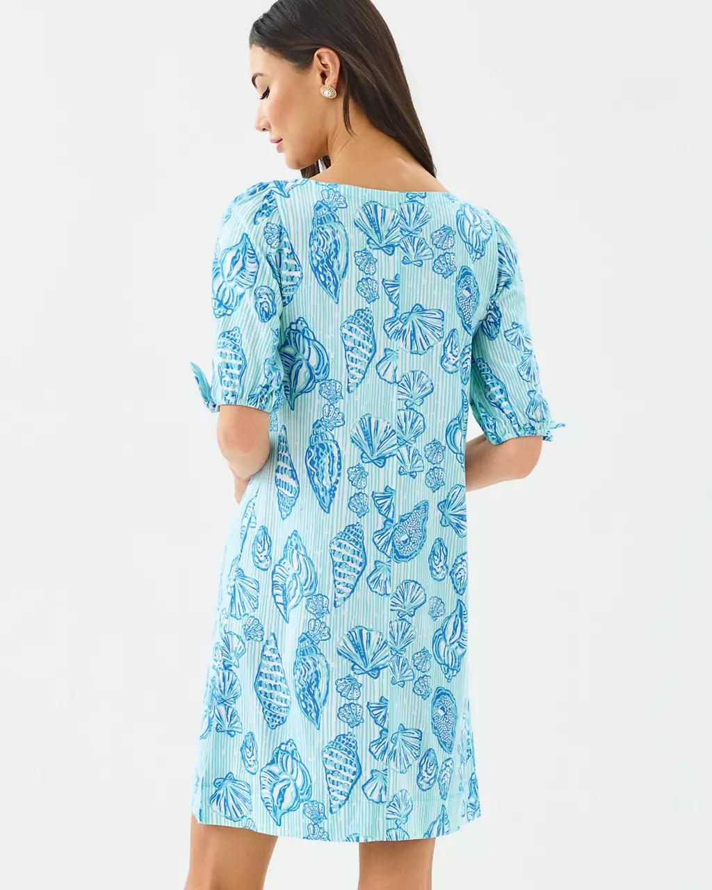 Easley T-Shirt Dress - Fresh Water Blue