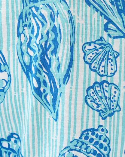 Easley T-Shirt Dress - Fresh Water Blue