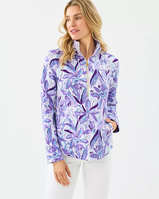 UPF 50+ Skipper Popover - Tropicalia Purple