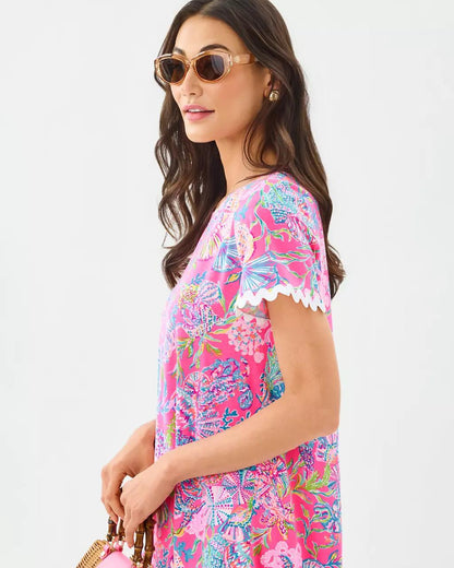 Cody Short Sleeve Dress - Pink Isle