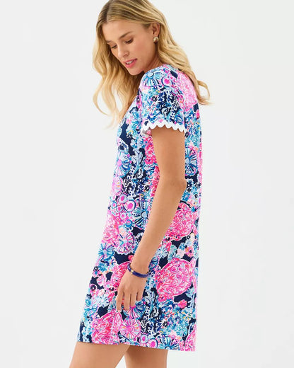 Cody Short Sleeve Dress - High Tide Navy