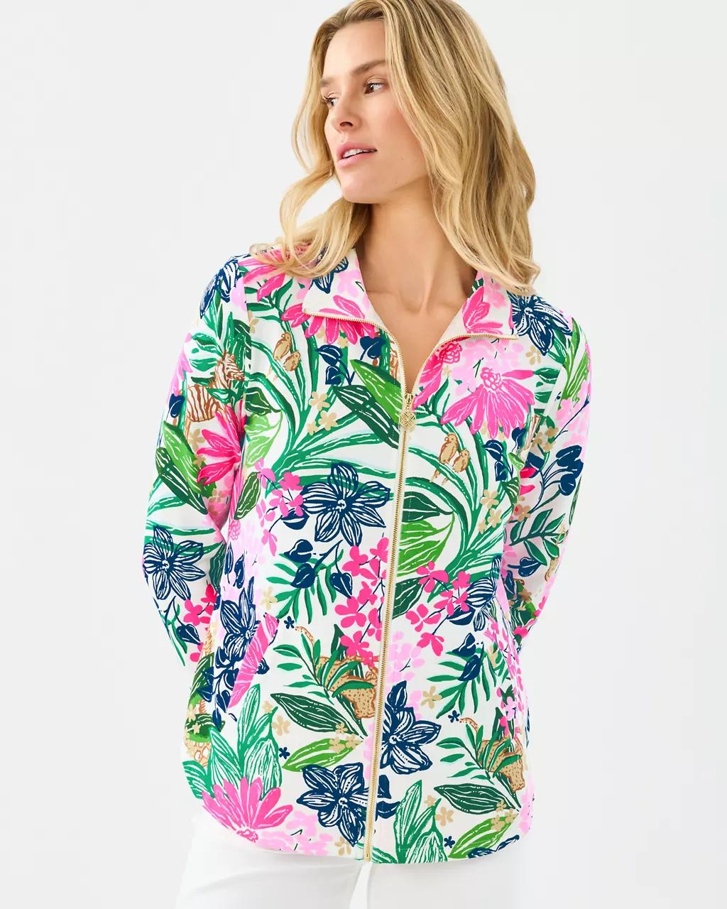 UPF 50+ Leona Zip-Up Jacket - Multi